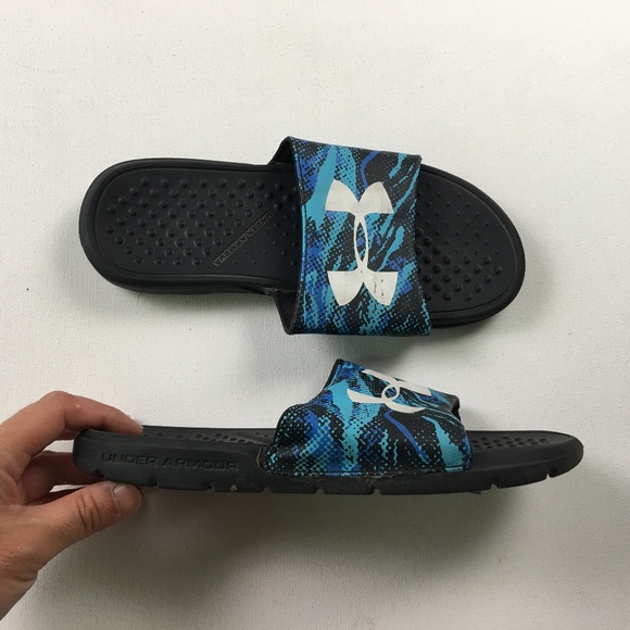 under armour kids slides